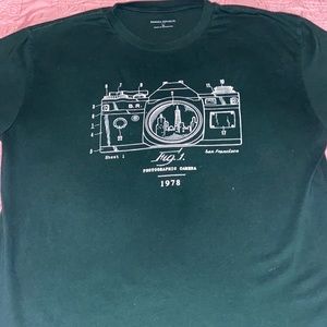 Mens Banana Republic vintage replica t shirt